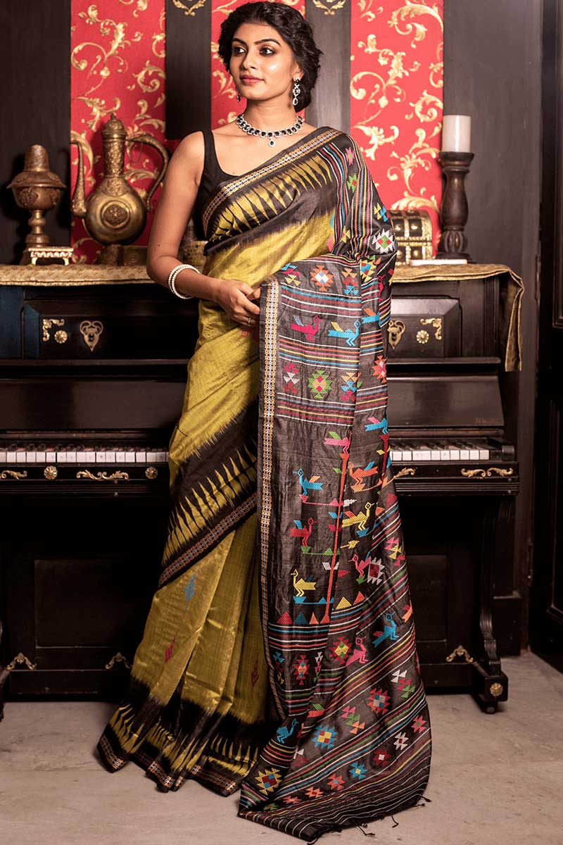 Orissa Weave on Pure Gopalpur Tussar